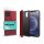 XPRO Soft Touch Flip tok piros Samsung S22 készülékhez